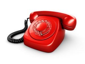 Vintage rotary phone