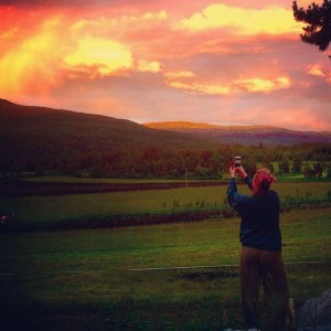 Det spesielle lyset i Kvikne. Foto: Bjørn Huseklepp, Fortuna Gard