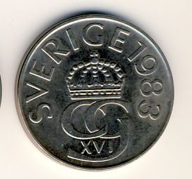 Svensk 5kr1988