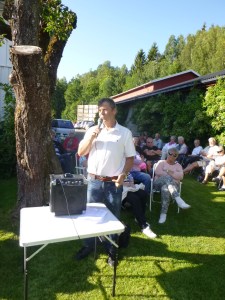 Tormod Næss orienterer i Hetan 22.7.15